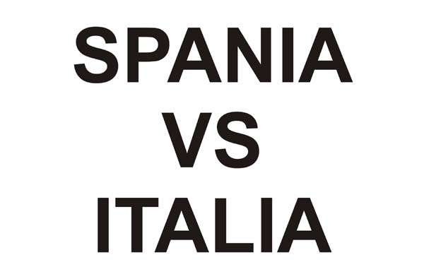 Spania vs Italia