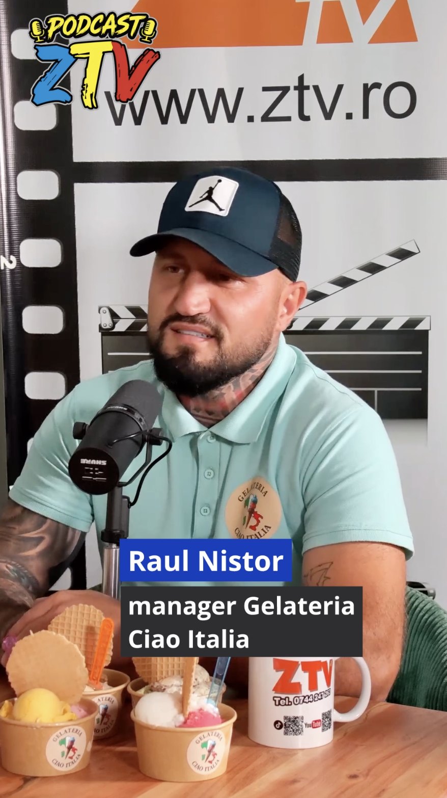 Ztv Owner Povestea din spatele Gelateriei Ciao Italia, cu Raul Nistor, la PODCAST ...