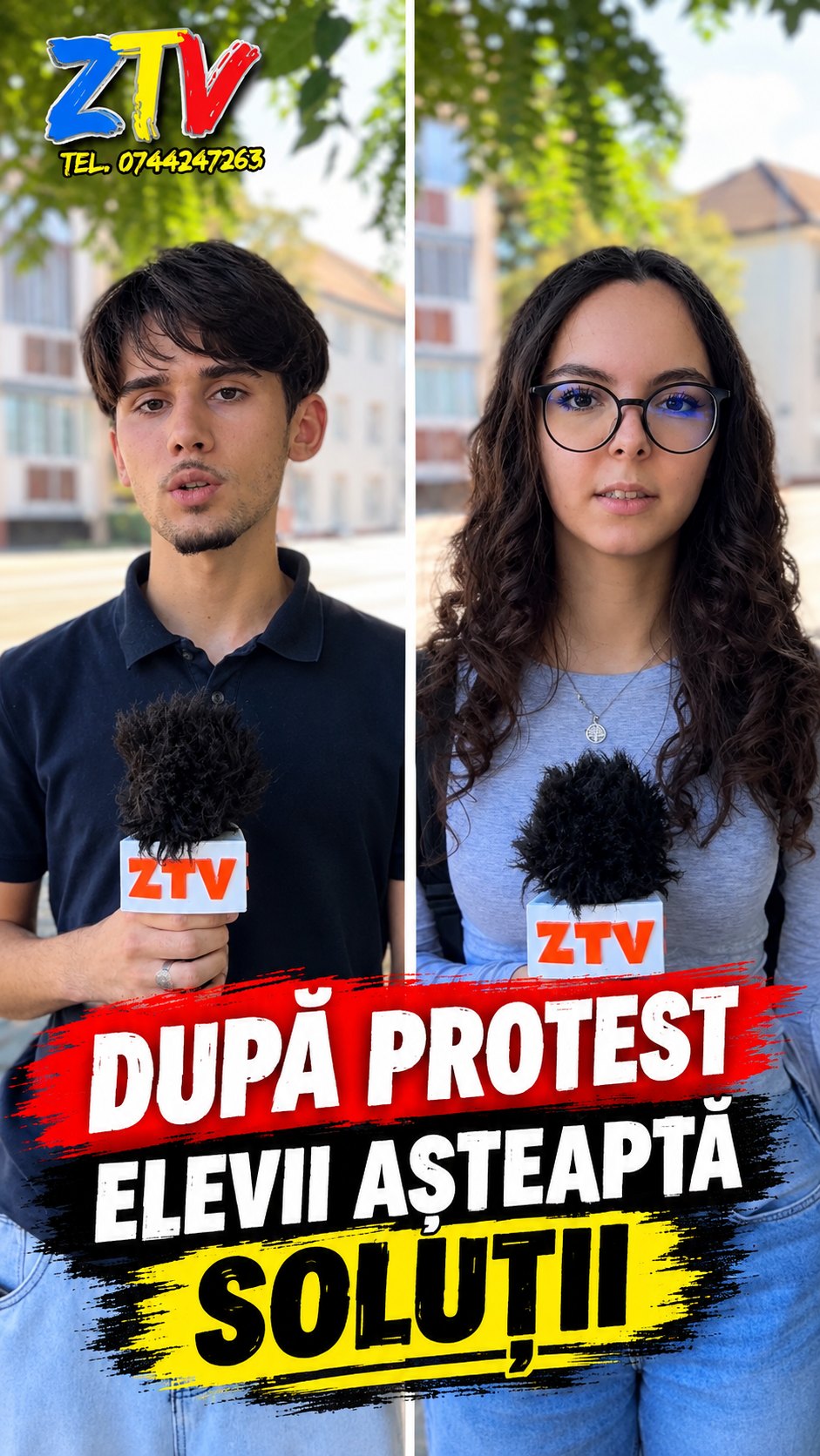 După protest elevii așteaptă soluții